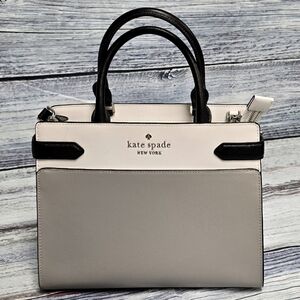 Kate Spade New York Staci Tricolor handbag 9x11x5 med tote with crossbody strap